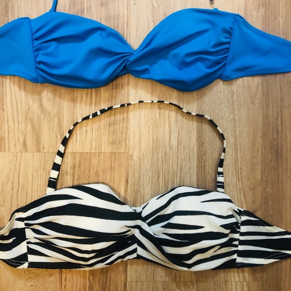💙VS Bandeau Swim Top Bundle🖤 - Picture 2 of 5